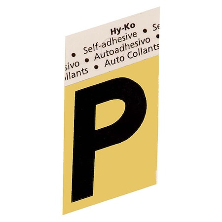 Hy-Ko 1.5 In Gold Aluminum Letter Q, 10PK B00272